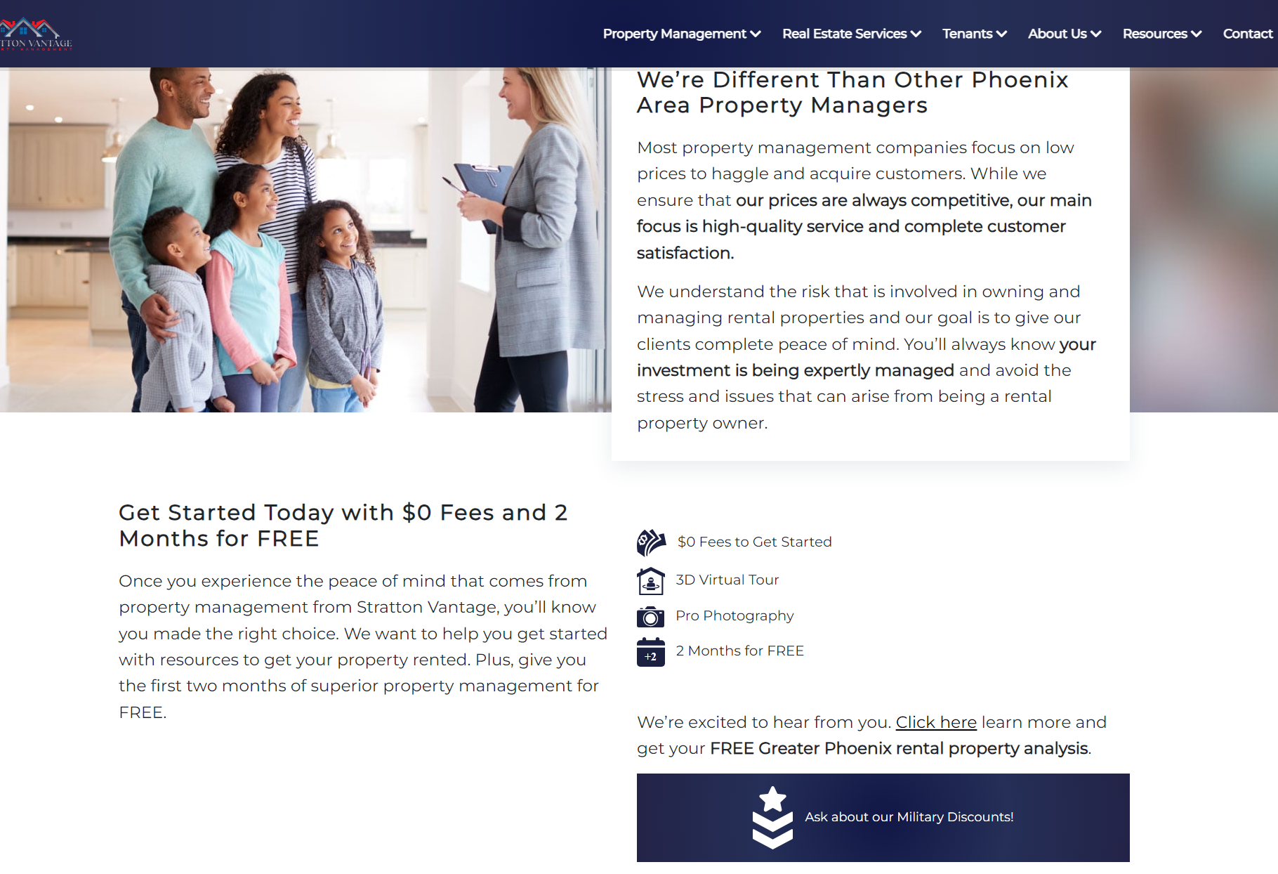 Stratton Vantage four